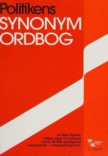 Politikens synonym ordbog
