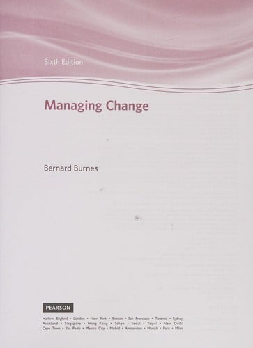 Managing Change