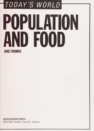 Population and food