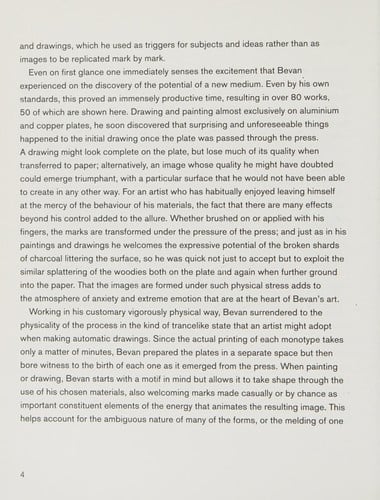 Tony Bevan: monotypes