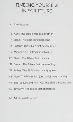 Finding yourself in scripture
