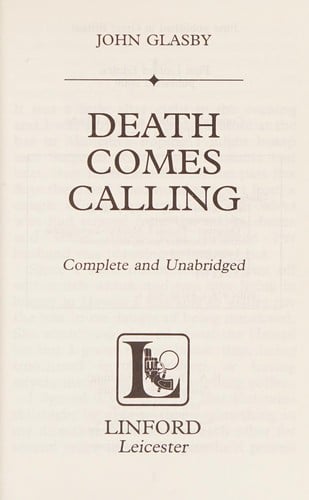 Death comes calling