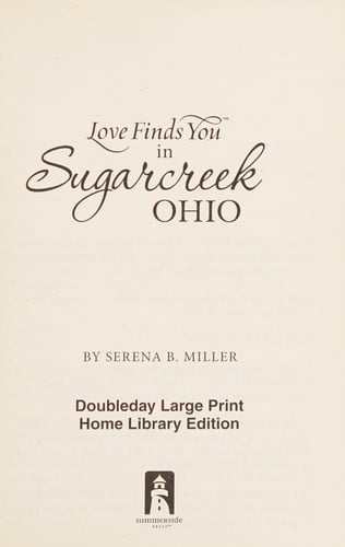 Love finds you in Sugarcreek, Ohio