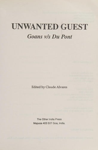 Unwanted guest: Goans v/s. Du Pont