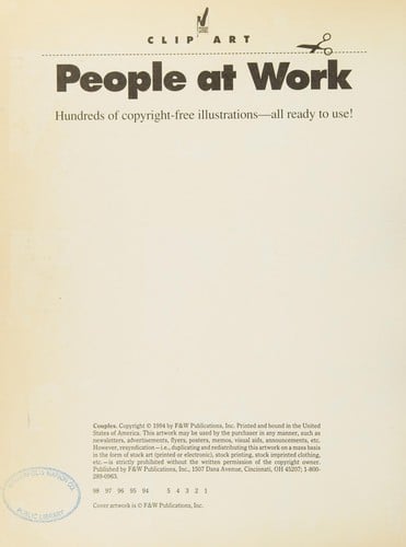 People at Work (North Light Clip Art)