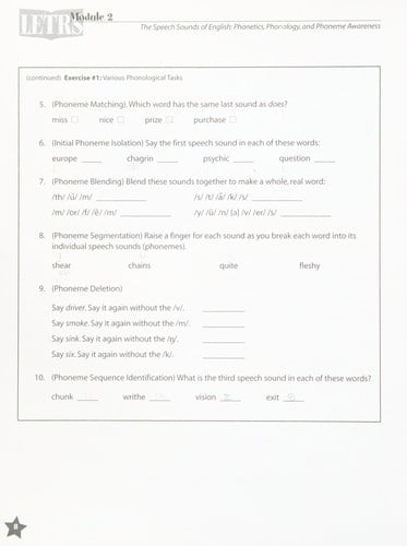 The Speech sounds of English: Phonetics, Phonology, and Phoneme Awareness; Module 2 (LETRS; Language Essentials for Teachers of Reading and Spelling)