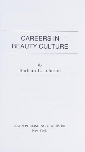 Careers in beauty culture
