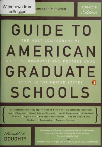 Guide to American graduate schools