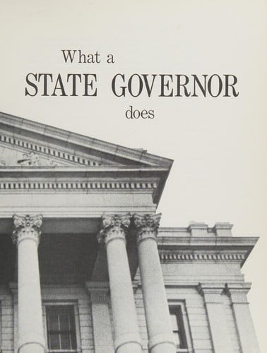 What a State Governor does.