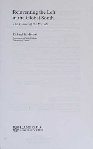 Reinventing the Left in the Global South: The Politics of the Possible