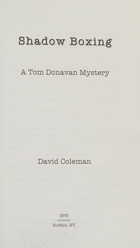 Shadow boxing: a Tom Donovan mystery