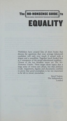 The no-nonsense guide to equality