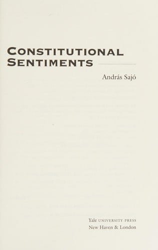 Constitutional Sentiments