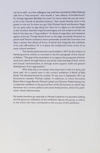 A world of wild doubt