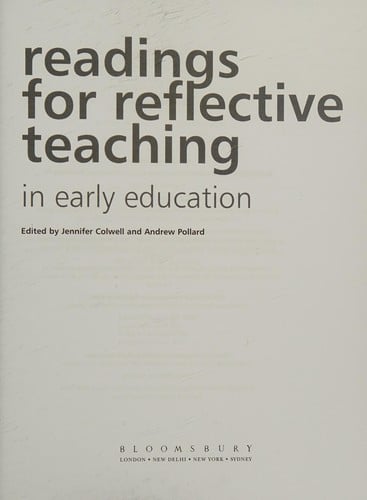 Readings for reflective teaching in early education