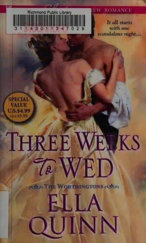 Three weeks to wed