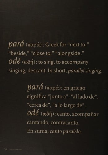 Cantos paralelos: visual parody in contemporary Argentinean art