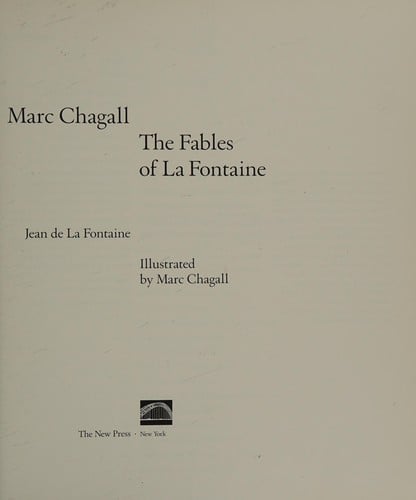 Marc Chagall: the Fables of La Fontaine