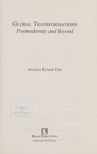 Global transformations: postmodernity and beyond