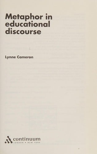 METAPHOR IN EDUCATIONAL DISCOURSE.