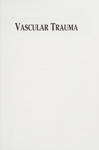 Vascular trauma