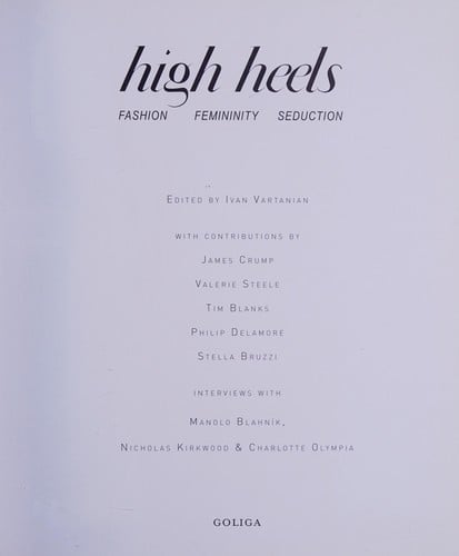 High heels: fashion, femininity, seduction