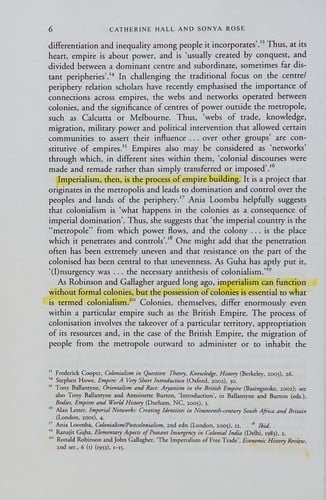 AT HOME WITH THE EMPIRE: METROPOLITAN CULTURE AND THE IMPERIAL WORLD; ED. BY CATHERINE HALL.