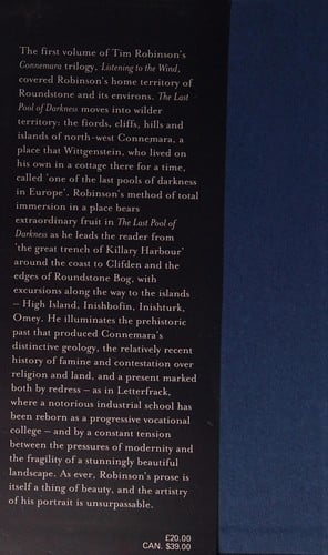 Connemara: the last pool of darkness