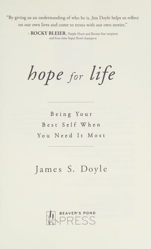 Hope for life: being your best self when you need it most