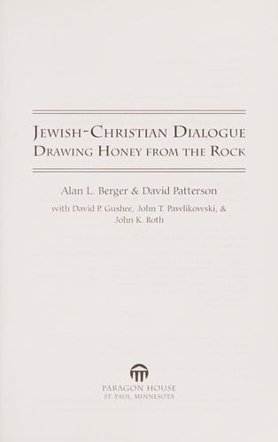 Jewish-Christian dialogue: drawing honey from the rock