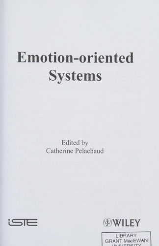Emotion-oriented systems