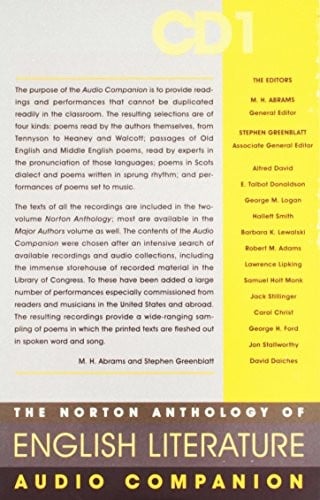 Norton Anthology of English Literature