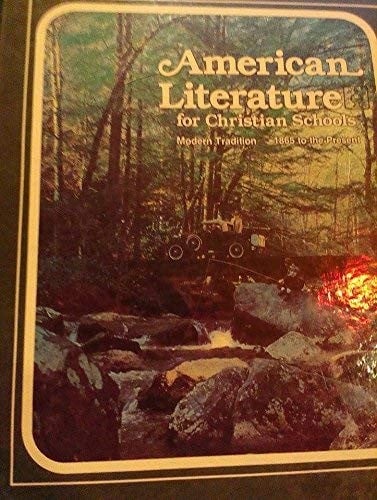 American literature for Christian schools.