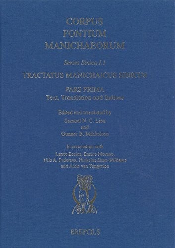 Tractatus Manichaicus Sinicus: Moni jiao can jing