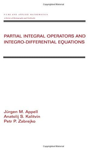 Partial integral operators and integro-differential equations