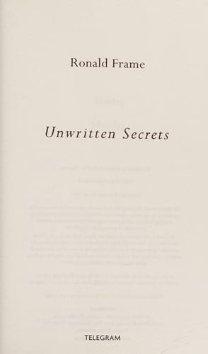 Unwritten Secrets