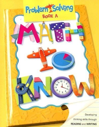 Math to Know, Book a: Problem Solving