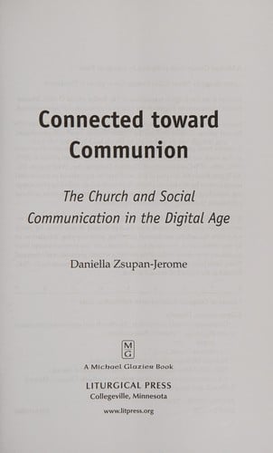 Connected toward Communion: the church and social communication in the digital age