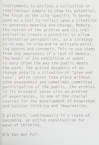 Bik Van der Pol: with love from the kitchen