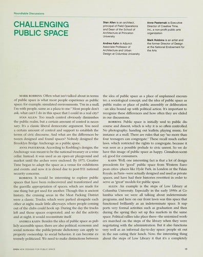 Open: new designs for public space