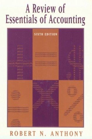review of Essentials of accounting, 6th ed. [by] Robert N. Anthony