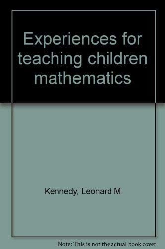 Experiences for teaching children mathematics