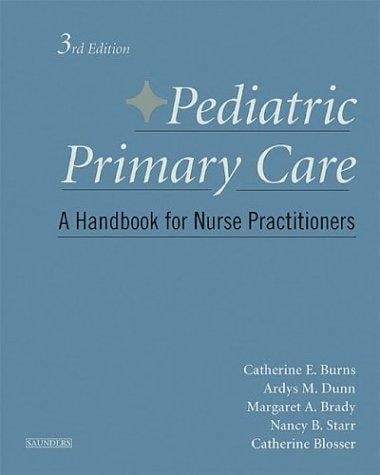 Pediatric primary care: a handbook for nurse practitioners