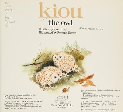 Kiou, the owl