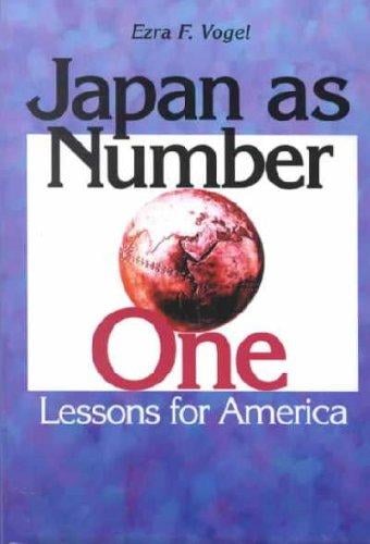 Japan As Number One: Lessons for America
