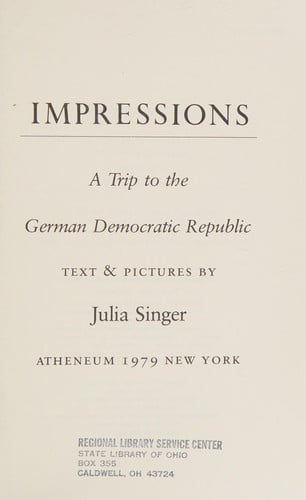 Impressions: a trip to the German Democratic Republic