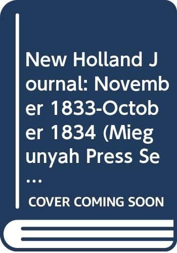 New Holland journal, November 1833-October 1834
