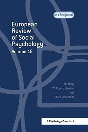 European Review of Social Psychology: Volume 18