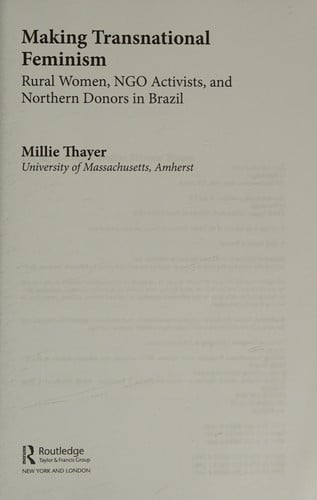 Negotiating the Global: Women's Movements in Brazil and the Transnational Feminist Public