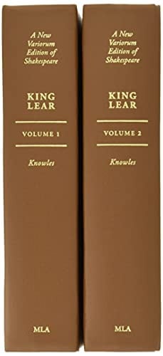 Shakespeare's King Lear: A New Variorum Edition of Shakespeare